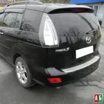 Накладка на бампер с загибом для Mazda 5 2005-2010