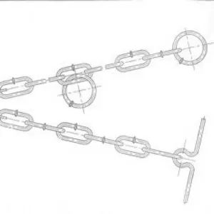 Цепи для привязи КРС и цепи хозяйственные ОН