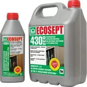 ECOSEPT 430 ECO - невымываемый антисептик,  концентрат 1:10