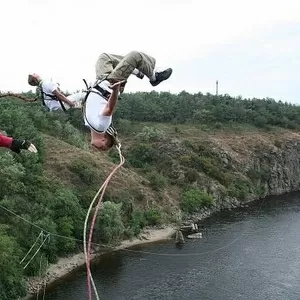 Прыжки с моста в Днепропетровске