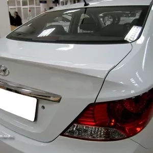 Спойлер на кромку багажника для Hyundai Accent 2012