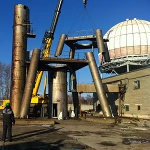 Демонтаж промышленных объектов,  оборудования,  спецтехники на металлоло