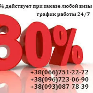 Виза в Венгрию Акция -30% на все визы