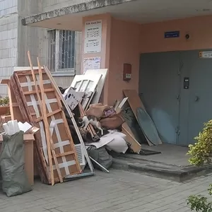 Вывоз старой мебели Днепропетровск. Погрузка.