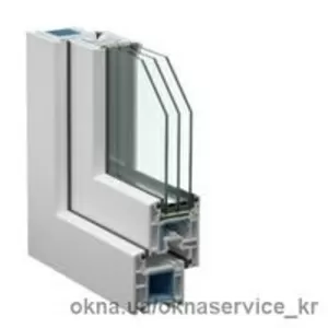 Окно Veka Euroline,  2050×1400 - Двери,  окна