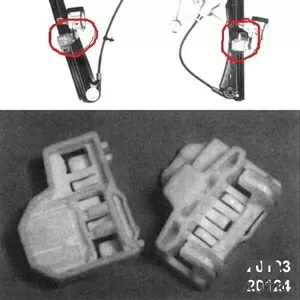 Ремкомплект стеклоподъемника шкода суперб пассат Skoda Superb Passat