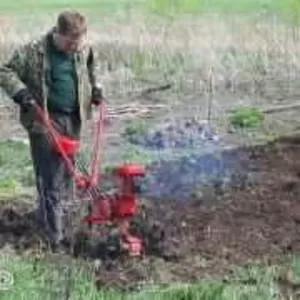 вспахиваем огороды, 