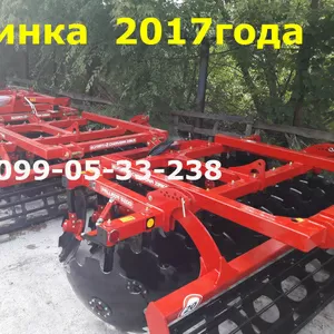 Примьера ПАЛЛАДА 3200-01 борона с УСИЛЕННЫМ ПЛАСТИНЧАТЫМ катком 