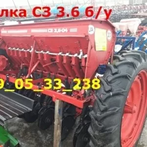 сеялка СЗ 3.6 бу продажа СЗ Днепр бу зерновая на фото    