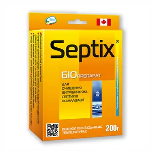Биопрепараты Bio Septix для очистки выгребных ям,  септиков 