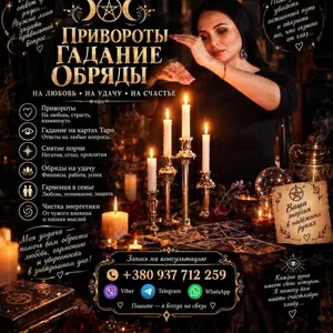 Белая Магия,  Сильные обряды +380937712259