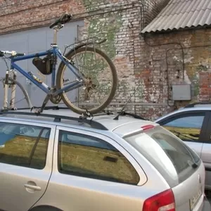 Перевозка велосипедов на авто - сверху.