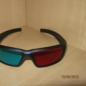 3D стерео очки анаглифные 