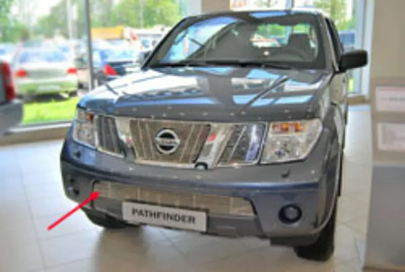 Радиаторные решетки Nissan Pathfinder 2004.