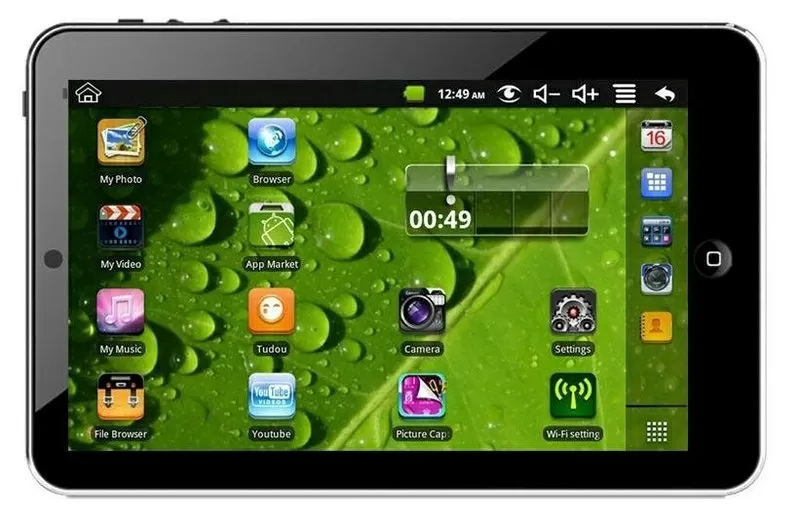 Планшетный ПК Android 2.2,  3G,  Wi-Fi,  Flash 10, 1