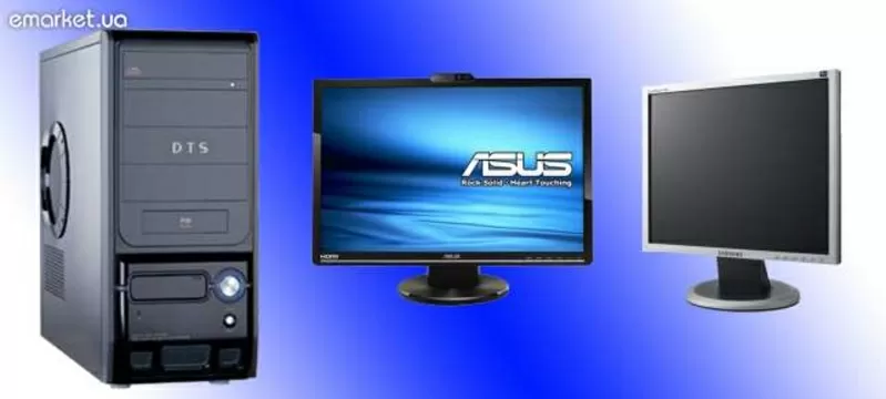 Продам комп. AMDAthlonX2/4Gb/GTS250/1.5Tb + 2 монитора,  периф.