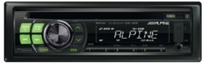 Alpine CDE-120R - USB/MP3/CD проигрыватель 