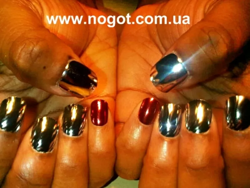 Металлические,  покрытия для ногтей Nail Star