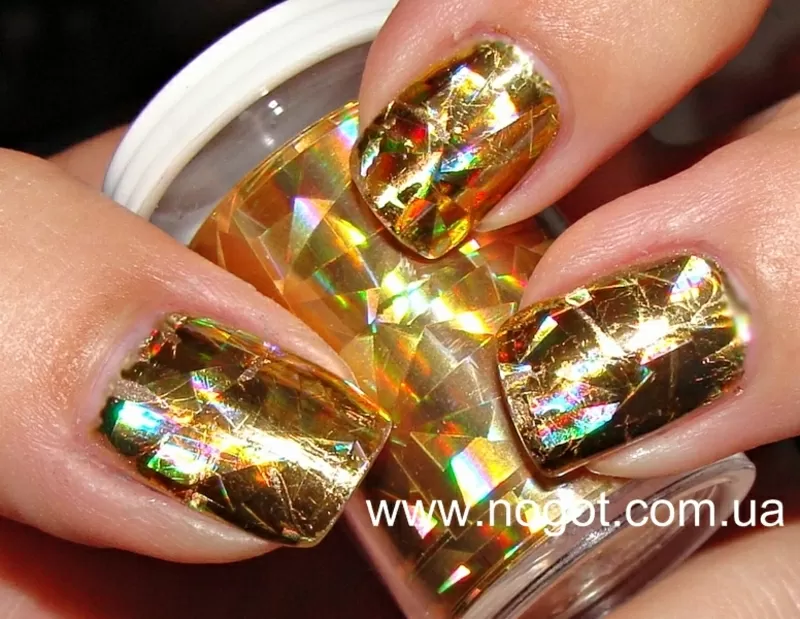 Металлические,  покрытия для ногтей Nail Star 4