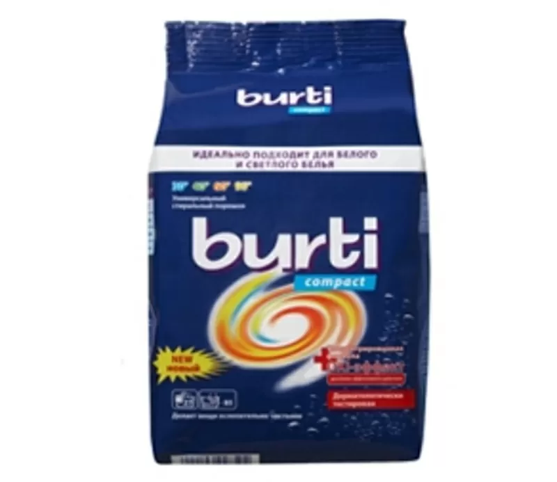 Cтиральный порошок для белого и светлого белья Burti OXI Compact 2, 025