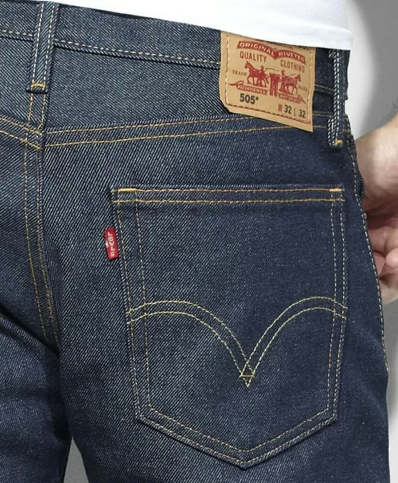 Настоящие Американские джинсы Levis 505 - Rigid(жесткие) 3