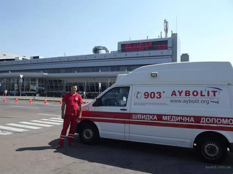 Перевезти больного из Винницы в Москву,  в Днепропетровск, в Киев