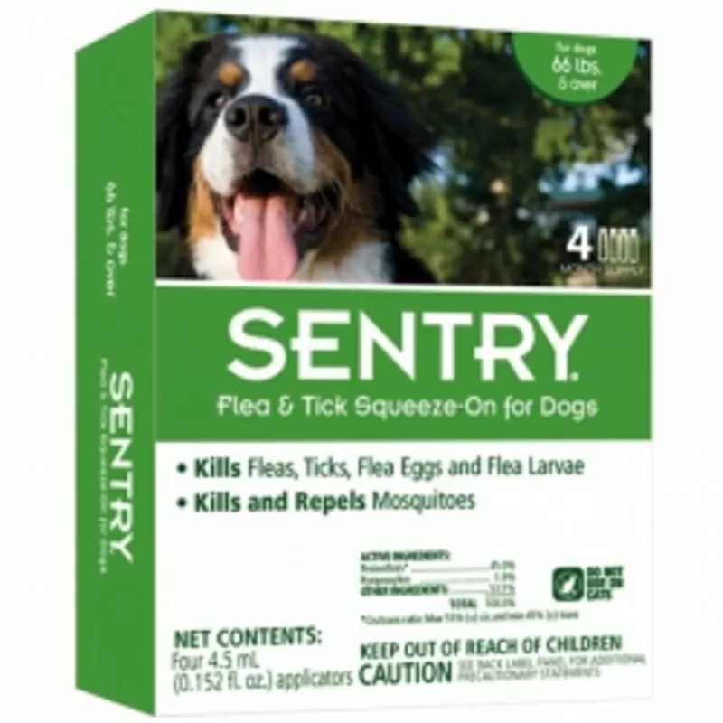 SENTRY (Сентри) капли от блох,  клещей и комаров для собак 4