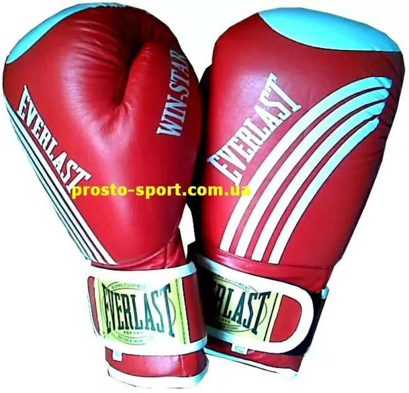 Боксёрские перчатки Everlast,  World Sport (кожа)