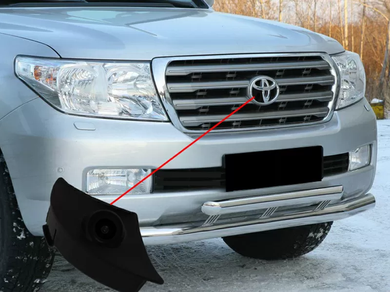Автомобильные камеры переднего вида для авто Toyota LC 200 TOYOTA Prad