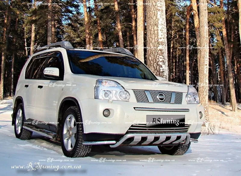 Радиаторные решетки( нержавеющая сталь,  покрыта никилем) Nissan X-Trei 6