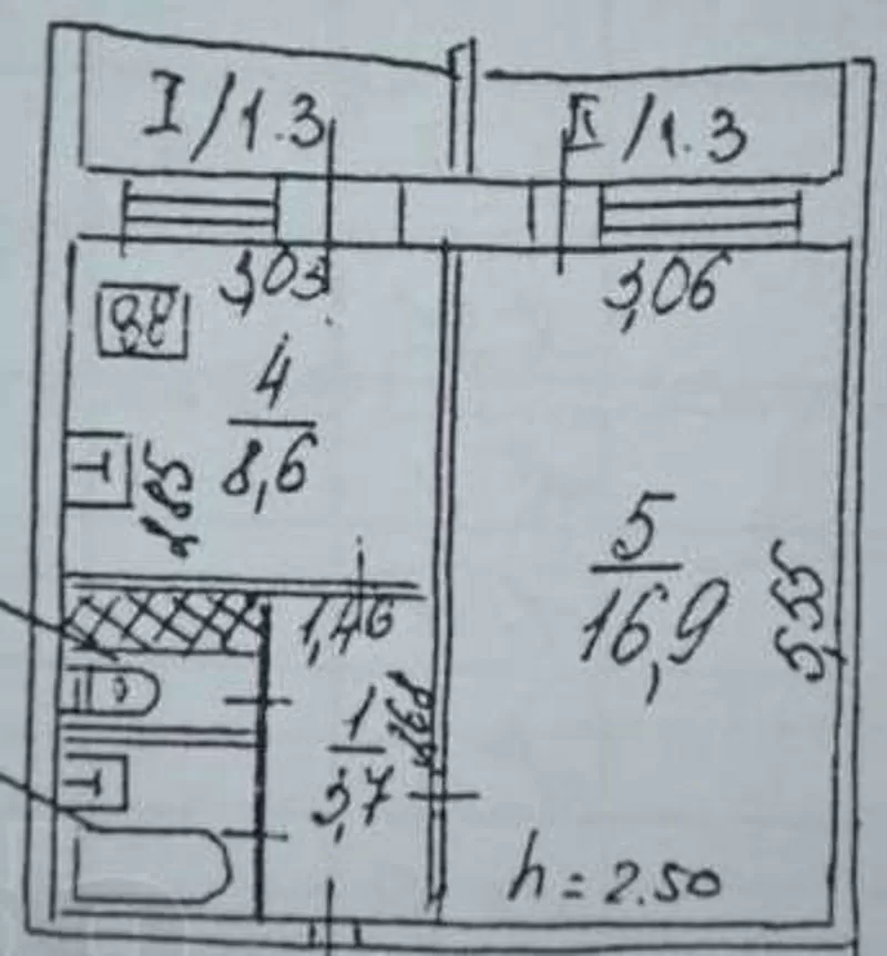 Продам 1 комнатную квартиру на Побед 6 2