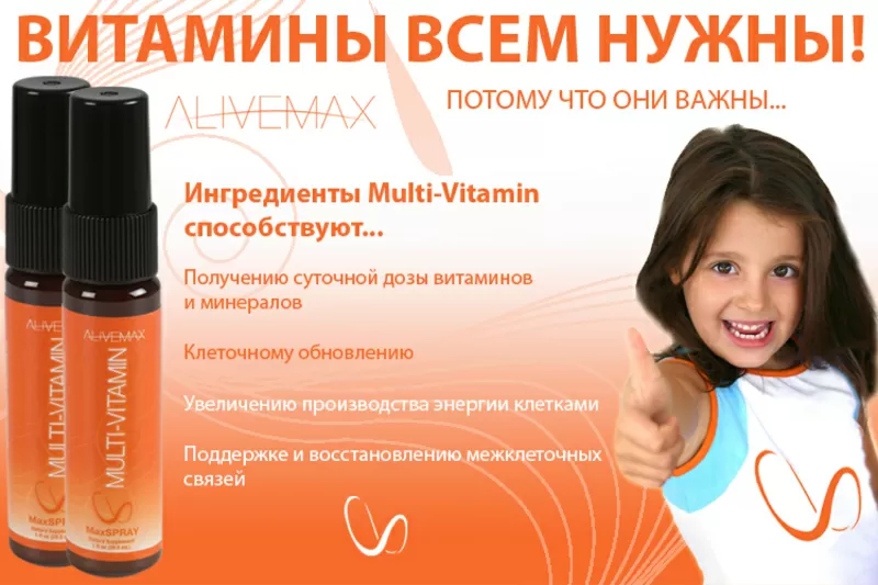 Натуральный комплекс  витаминов и минералов. Вита-спрей Multivitamin 2