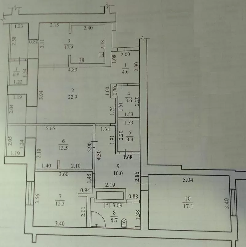 Продам квартиру с ремонтом в Новострое р-н Рабочей (ул.Кедрина) 11