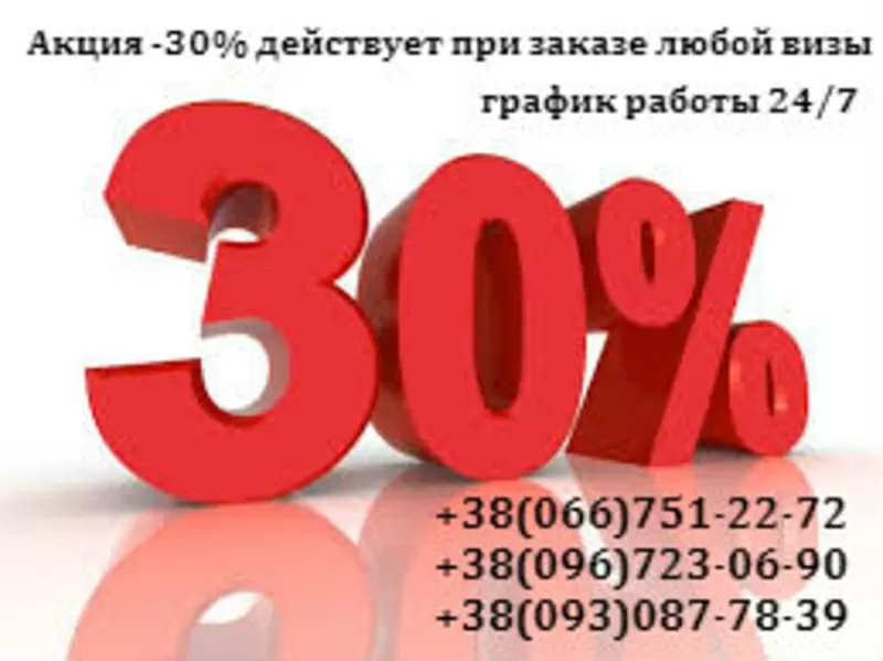 Виза в Венгрию Акция -30% на все визы