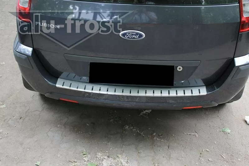 Накладка на бампер с загибом для Ford Fusion 2002+ 4