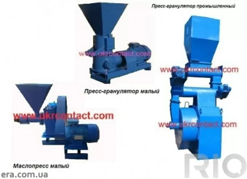 Оборудование для гранулирования комбикормов,  отрубей,  отходов древесин