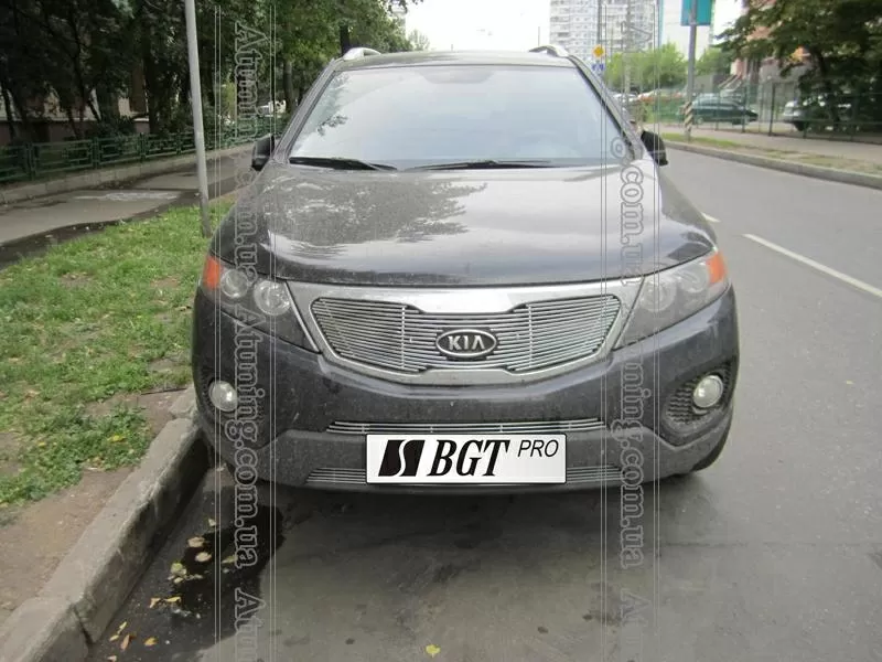 Решетка радиатора и бампера для KIA Sorento 2010+