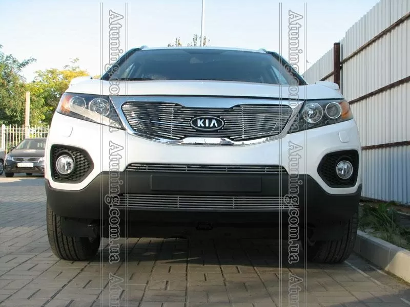 Решетка радиатора и бампера для KIA Sorento 2010+ 4