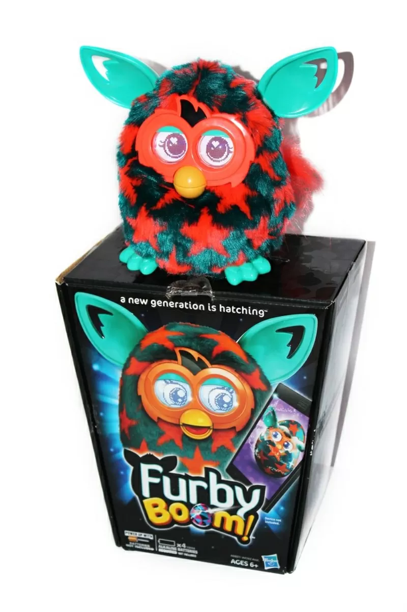 Furby Фёрби Красные звезды оригинал интерактивный питомец дешево