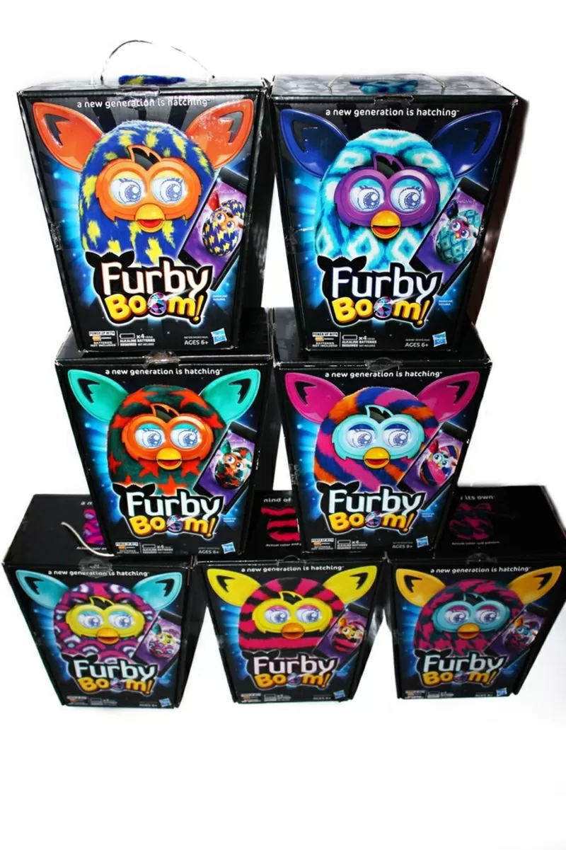 Furby Фёрби Красные звезды оригинал интерактивный питомец дешево 3