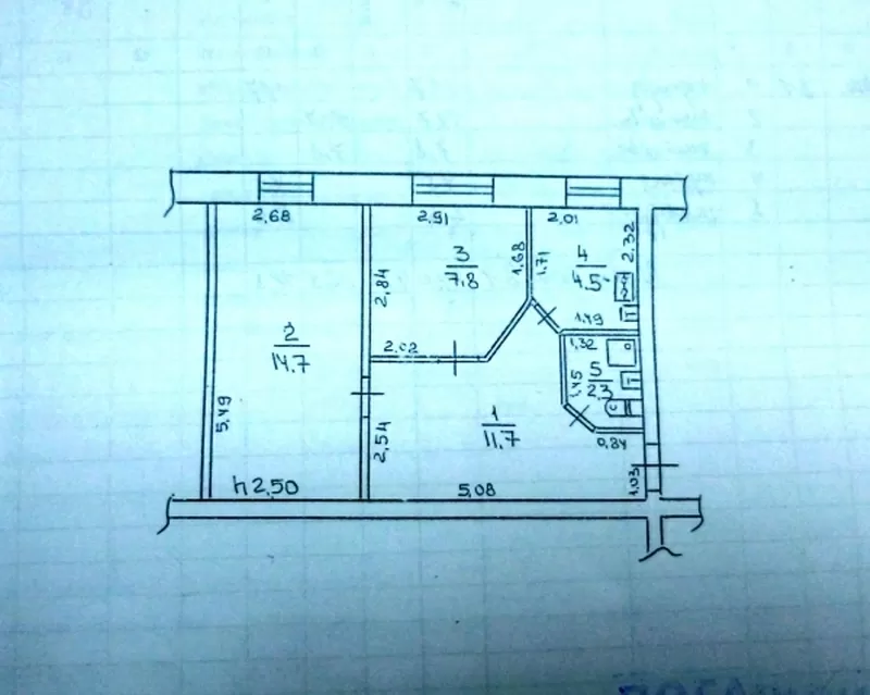 Продам 2к квартиру на Гагарина Днепропетровск 4