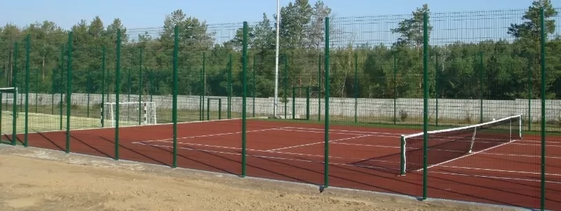 Забор из сварной сетки в полимерном покрытии