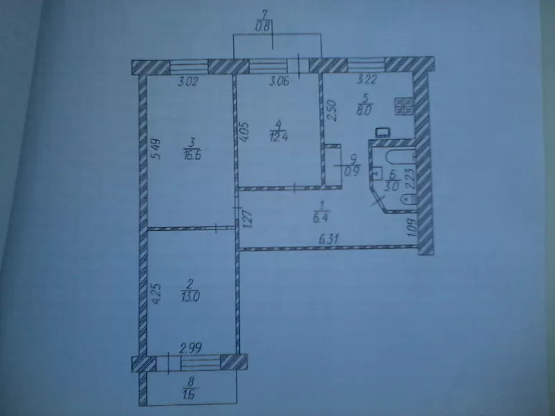 Продам 3-х комнатную квартиру с Ремонтом, Кирпичная высотка, Парк. 10