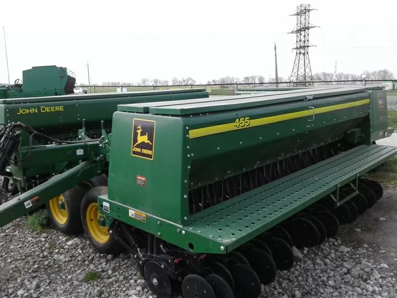 Сеялка зерновая механическая Джон Дир (John Deere) 455,  б.у.