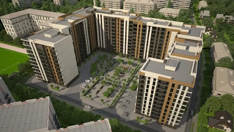 Продам трехкомнатную квартиру (92 кв.м.) в новострое ЖК Жукоffский 5