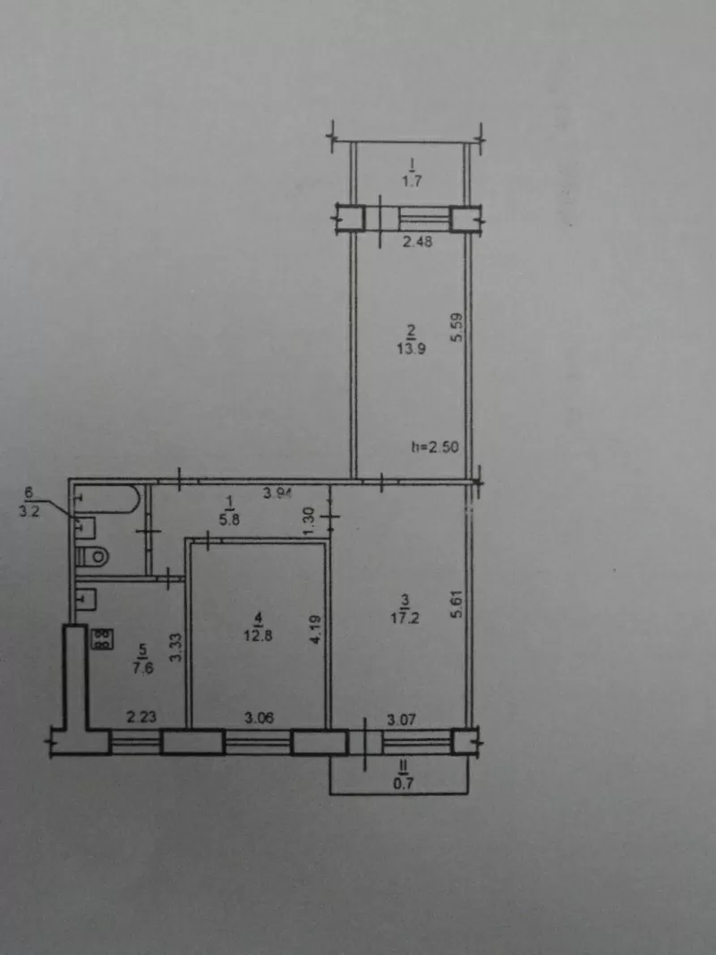 Продам трехкомнатную квартиру в лучшем месте на Калиновой 6