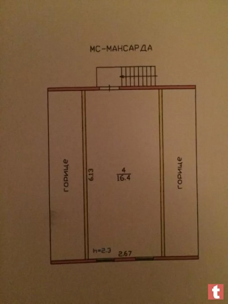 Cвой 2х эт. дом в Самаровке возле реки,  5 соток,  кадастр 6