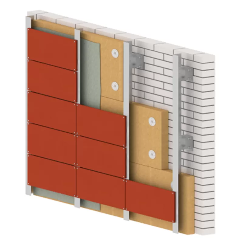 Облицовочная плитка для вентилируемого фасада Твинс Фибро 3