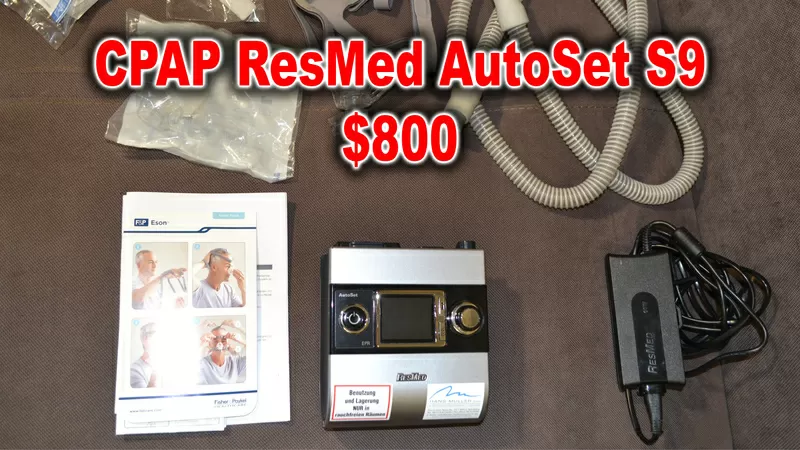 Продам ResMed AutoSet S9 для лечения обструктивного апноэ во сне.
