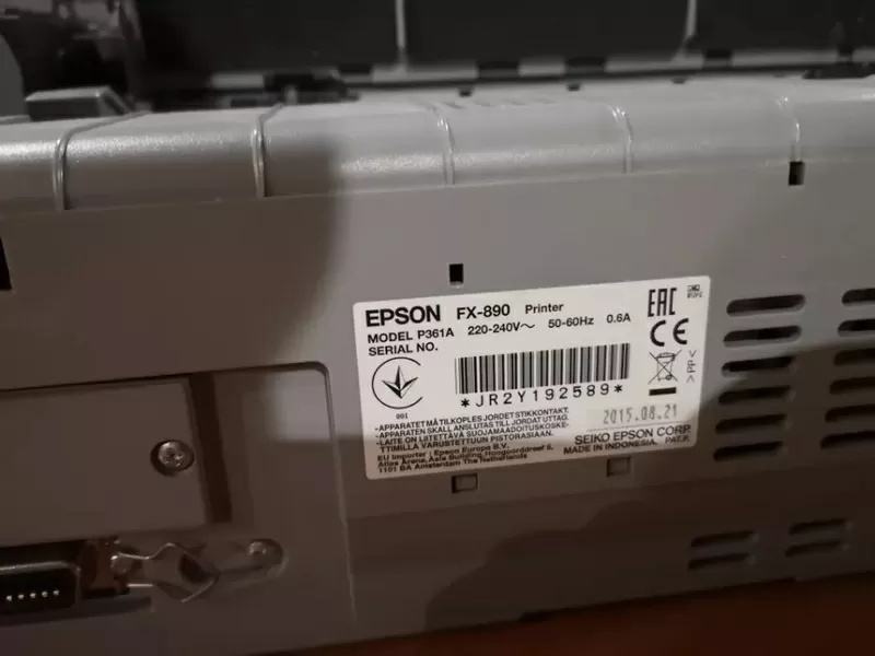 Продам б/у принтер Epson FX-890 3